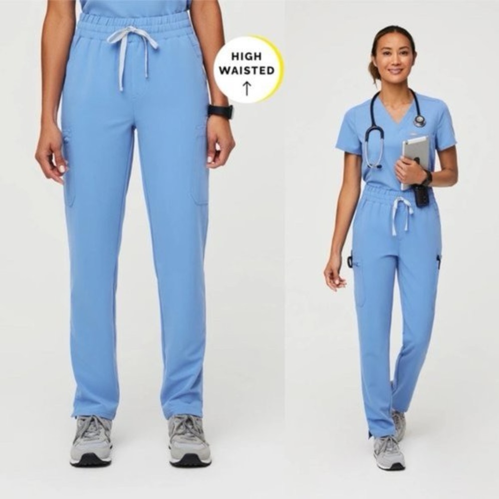 XS/XXS Figs Scrub Set- Catarina/ Yola- Ceil Blue